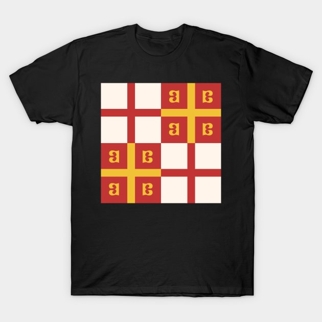 Palaiologos Dynasty - Byzantine Constantinople Flag T-Shirt by MeatMan